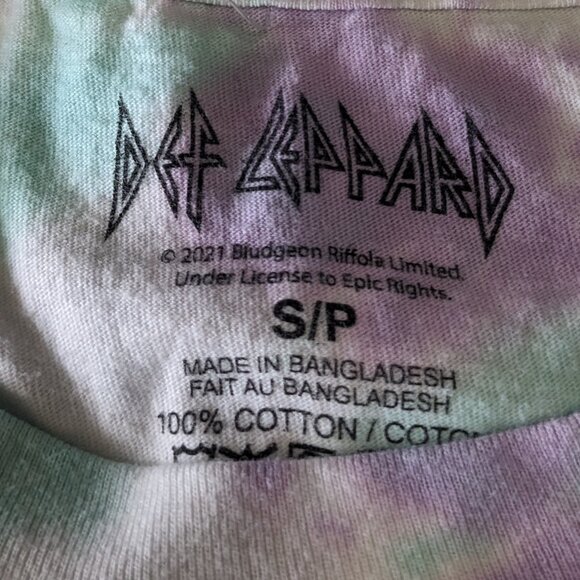 Lot of 2 Def Leppard t-shirts small juniors - Picture 2 of 7